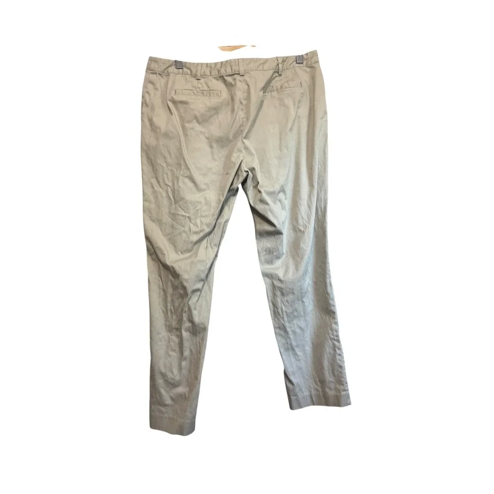 Michael Kors Pants Womens 12 Tan Excellent Zipper Pockets Straight Leg Trousers